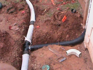 Perforated French Drain Pipe with soc