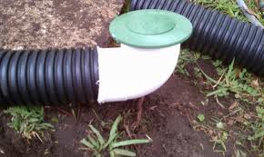 Pop-Up Emitter Installed in Oklahoma City for French Drain